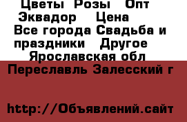 Цветы. Розы.  Опт.  Эквадор. › Цена ­ 50 - Все города Свадьба и праздники » Другое   . Ярославская обл.,Переславль-Залесский г.